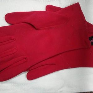 Red Carolina Amato Dress Gloves - Small